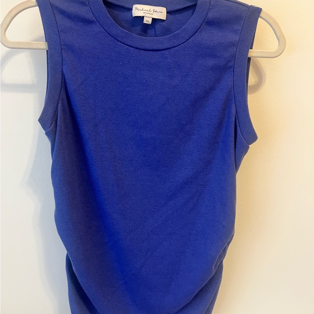 Michael Stars Vibrant Blue Knit Top